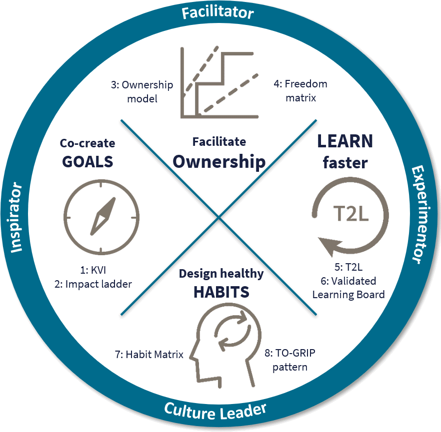 Agile Leadership Steering Wheel Tools